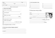 English Worksheet: Personal Identification Worksheet