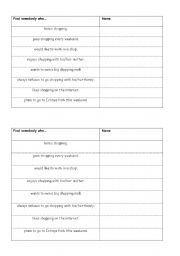 English worksheet: Find Somebody Who