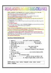 English Worksheet: FAMOUS-WELL-KNOW-RENOWED-INFAMOUS-DISTINUISHED etc