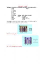 English worksheet: Economic Trends