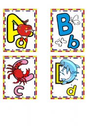 English Worksheet: alphabet part 1