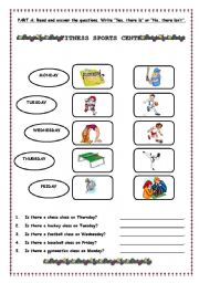 English worksheet: SPORTS