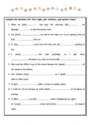 REVISION OF PAST TENSES