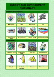 Energy and environment pictionary