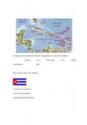 English worksheet: The geography of the Carribean