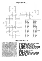 English Worksheet: V2 Puzzle