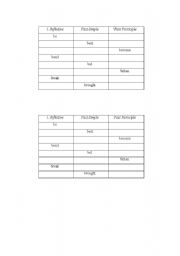 English worksheet: irregular verbs test