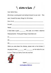 English Worksheet: letter