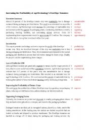 English worksheet: Proofreading Exercise_6 (key)