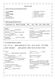 English worksheet: Lyrics