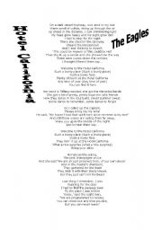 Hotel California by The Eagles