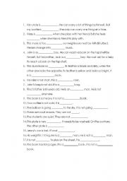 English Worksheet: Adjective Antonym