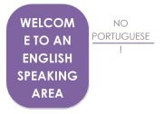 Poster: English Speaking Area