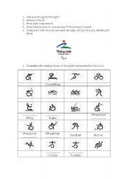 English worksheet: Paralympic Games