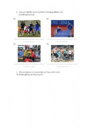 English worksheet: Paralympic Games