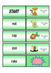 Game: Match the Rhyming Words