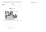 English worksheet: Prepositions of Place