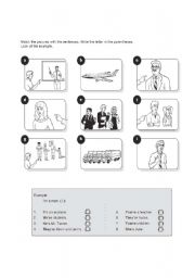 English worksheet: simple present