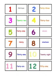 domino numbers