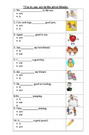 helping verbs kindergartin