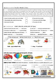 English Worksheet: worksheet