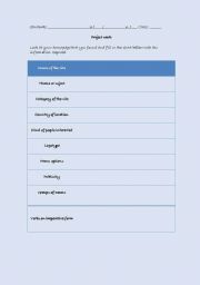 English Worksheet: Reading a Homepage Critically