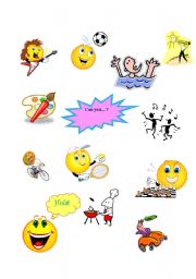 English Worksheet: Can you... ?