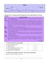 English Worksheet: Test on SHOPPING