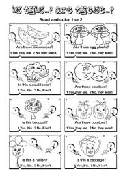 English Worksheet: Is this... Are these...? series (6/7)