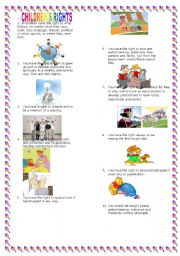 English Worksheet: Childrens Rights