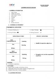 English worksheet: lesson