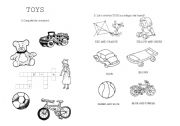 English worksheet: Toys