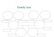 English Worksheet: Family tree