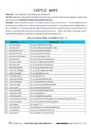 English Worksheet: Know How