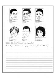 English Worksheet: Writing Project: Finish the story