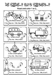 English Worksheet: Is this... Are these ? series (7/7)