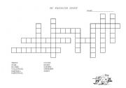 English worksheet: Sports Crossword