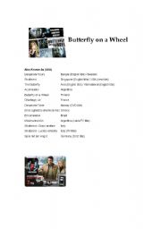 English Worksheet: Buttterfly on a Wheel