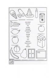 English Worksheet: basic_vocabulary_food