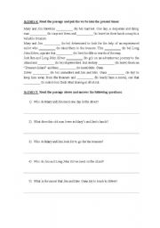 English worksheet: Treasure Island Exercise