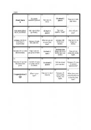 English Worksheet: Game review