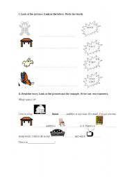 English worksheet: Furniture