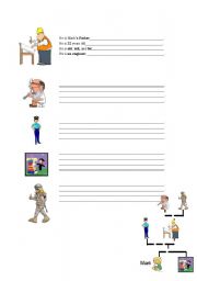 English worksheet: Describing People