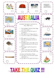 australia quiz