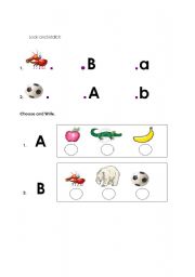 English Worksheet: ABCD worksheets