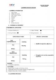 English worksheet: LESSON