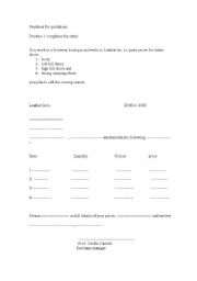 English worksheet: quotation practice