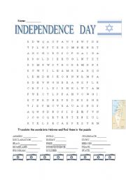 English Worksheet: Independence Day