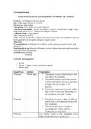 English worksheet: Lesson about  family