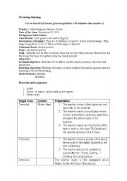 English Worksheet: Lesson about  family